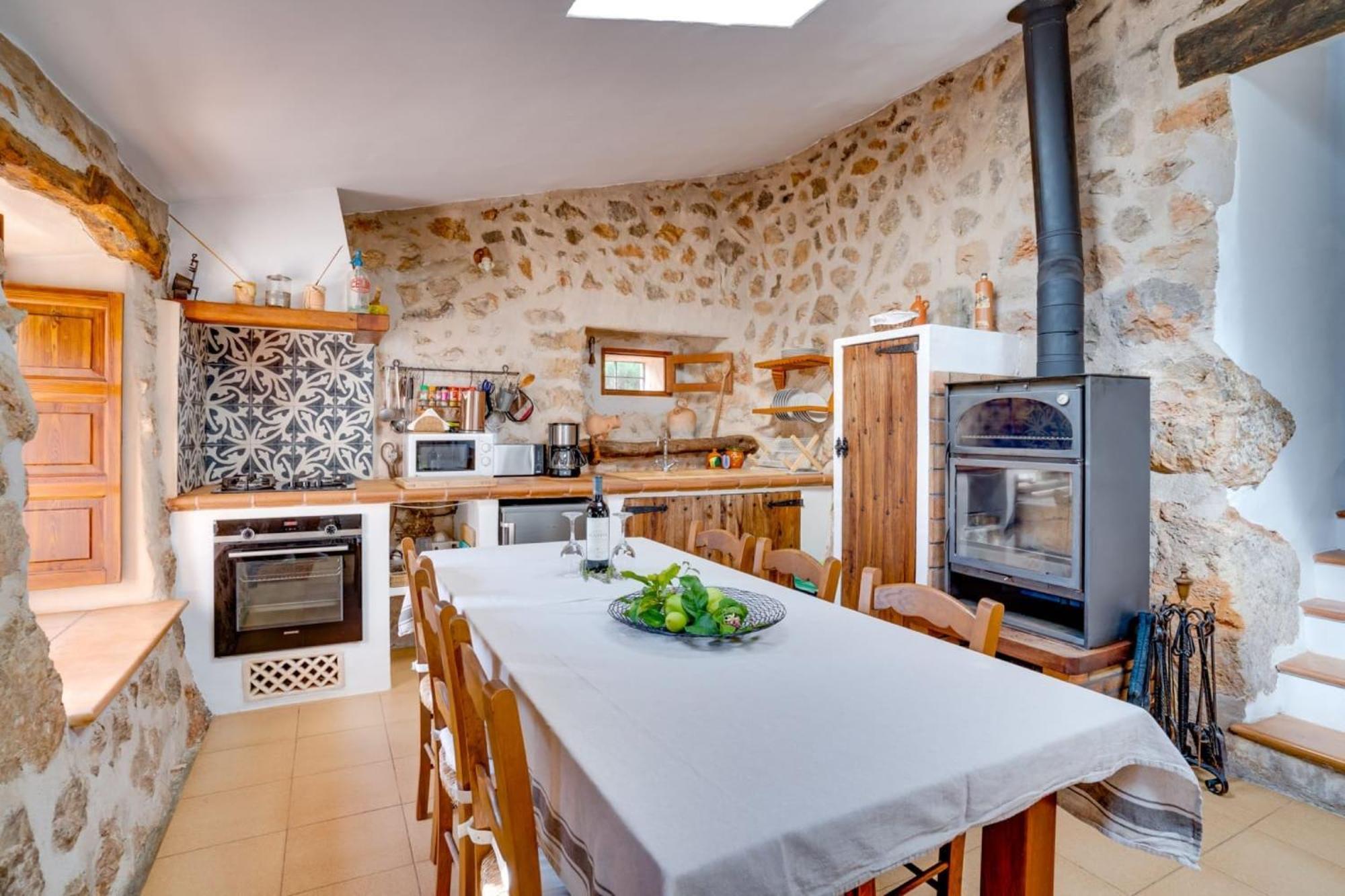 Gasthaus Casita De Montana Cerca Del Mar Fornalutx Exterior foto